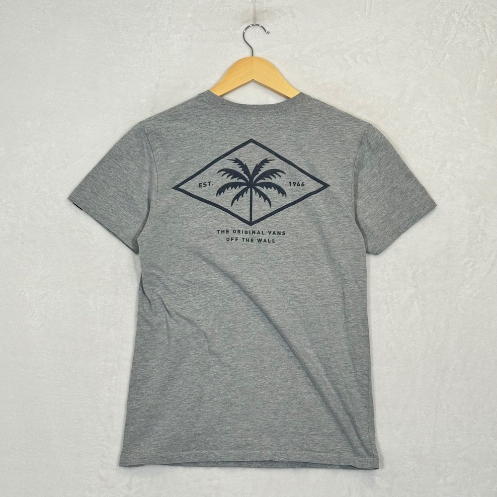 Vans‎ Gray Graphic Palm Tree T-Shirt Small